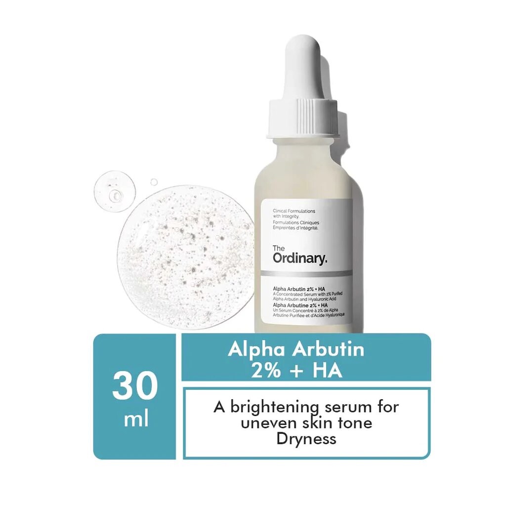 The Ordinary Alpha Arbutin 2% + HA Serum Reduce The Appearance Of ...